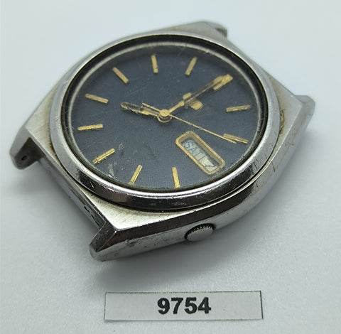 PROJECT TO FIX SEIKO 5 7009 876A MENS SS AUTO DAY DATE WATCH BVT09754