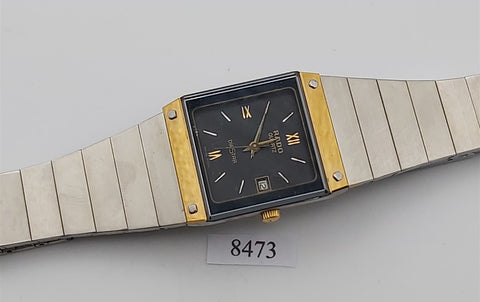 PROJECT TO FIX RADO DIASTAR ROMAN DIAL GOLD SS DATE EU SHIP LADIES WATCH 8473
