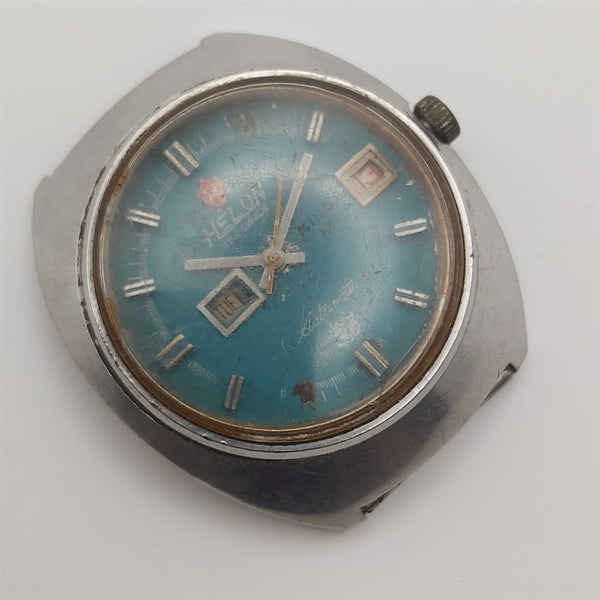 PROJECT TO FIX HELON SWISS MADE DAY DATE MENS WATCH EU SHIP 6657