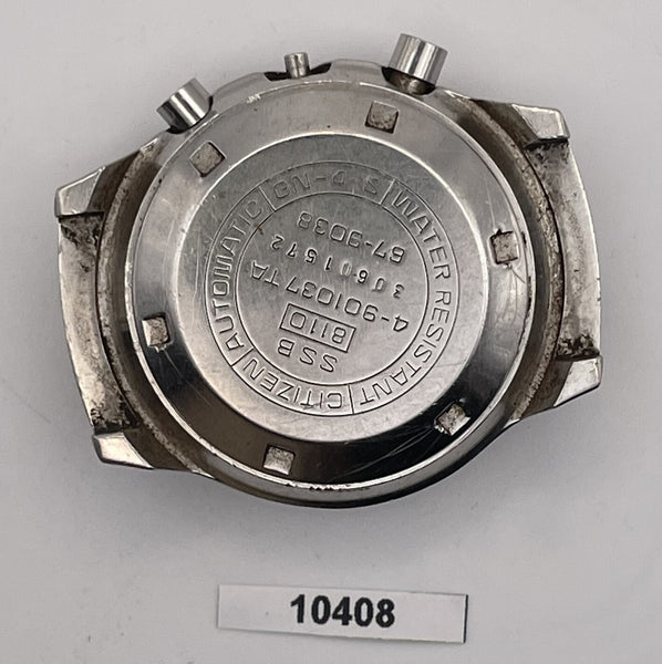 USED RARE VINTAGE CITIZEN CHRONOGRAPH 67-9038 DIAL SS CASE BEZEL COVER BVT010408