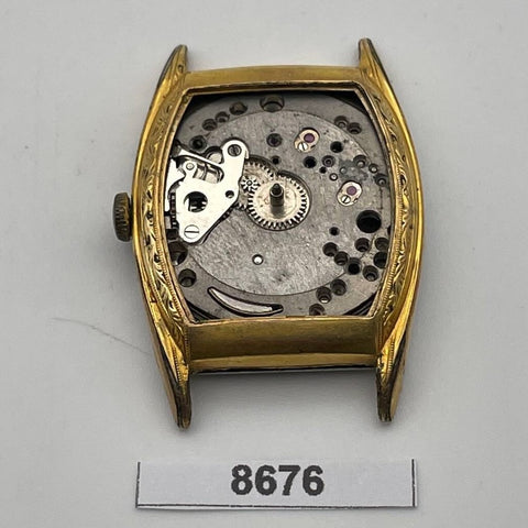 PROJECT TO FIX LORD ELGIN GOLD PLATE MIDSIZE MANUAL WIND 8676 WATCH