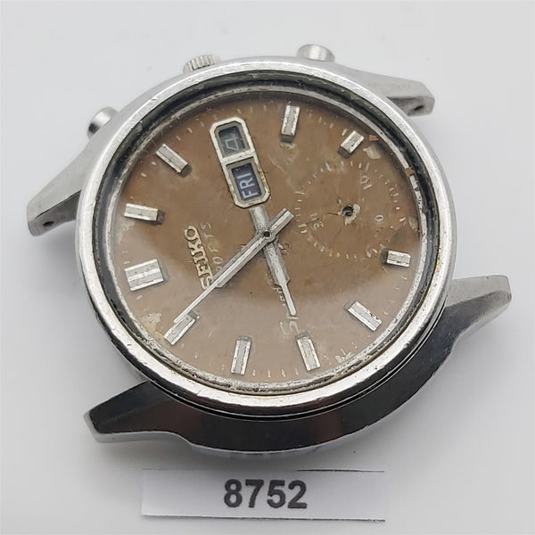 PROJECT TO FIX SEIKO 6139 MENS AUTOMATIC DAY DATE 4n2999 EU SHIP SS WATCH B8752