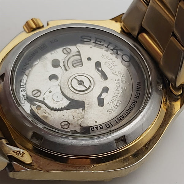 PROJECT TO FIX SEIKO SPORTS 7S36 00m0 ROUND AUTO DAY DATE MENS WATCH 6537