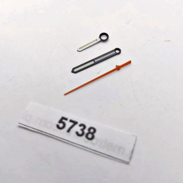 NEW SEIKO WATCH HANDS FOR 7017-6050 FLYBACK CHRONOGRAPH MODEL BVT05738