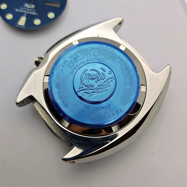 NEW AF SEIKO TURTLE PEPSI CASE BEZEL GLASS CROWN SOLID STRAP DIAL HANDS SRP777