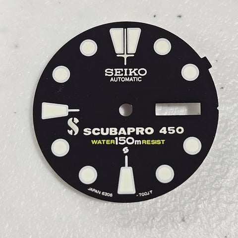 NEW SEIKO SCUBAPRO 450 SUWA DAY DATE DIAL 6306 7000 DIVERS WATCH BVT00717