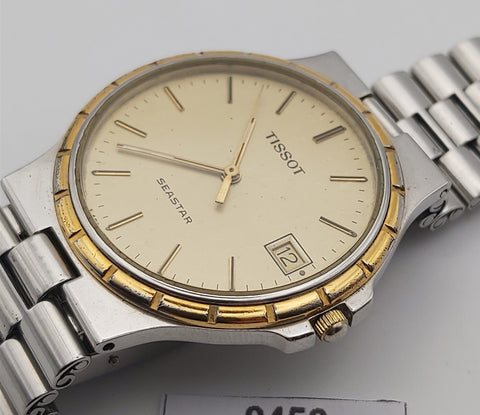 PROJECT TO FIX TISSOT PR 50 GOLD DIAL MENS QUARTZ WATCH EU SHIP 9456