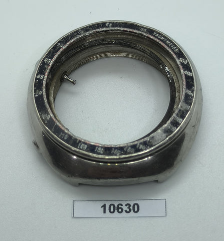 USED RARE SEIKO 6138 0011 UFO CHRONOGRAPH MIDCASE BEZEL MENS SS WATCH 10630