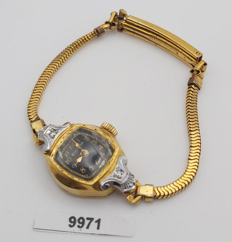 PROJECT TO FIX BULOVA LADIES ARABIC COCKTAIL PETITE MANUAL GF WATCH EU SHIP 9971