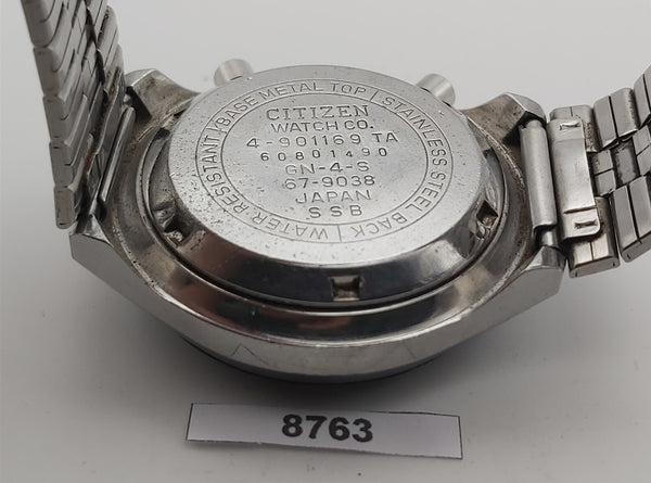 PROJECT TO FIX CITIZEN DOUBLE REGISTER 67-9038 CHRONOGRAPH MENS WATCH BVT8763