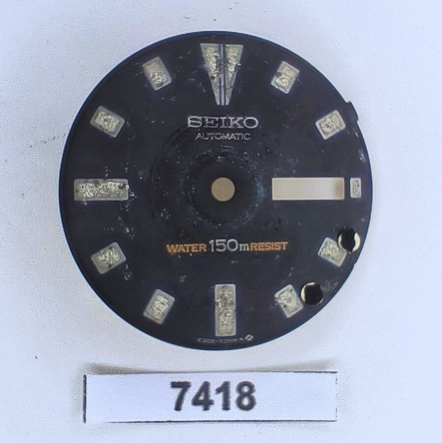 USED VINTAGE SEIKO DIAL FOR 6309 7290 DIVE WATCH BVT07418