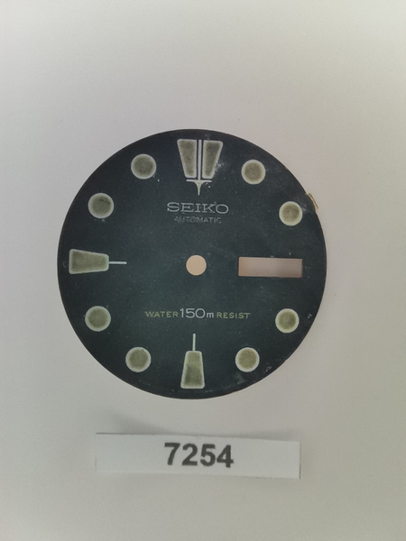 USED VINTAGE SEIKO DIAL NON BEVELED WINDOW 6309 7040 DIVE WATCH BVT07254