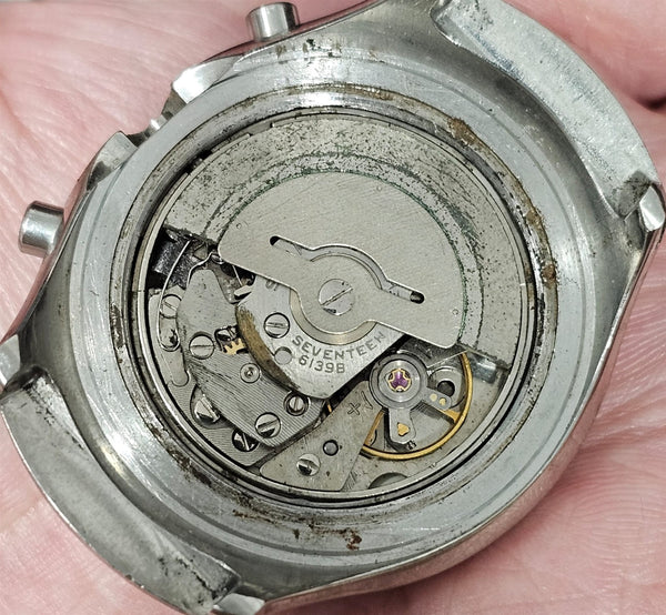 PROJECT TO FIX SEIKO 6139 7100 HELMET VADER MENS AUTO CHRONOGRAPH WATCH BVT10252