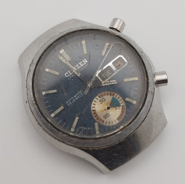 USED RARE VINTAGE CITIZEN CHRONOGRAPH 4-900014TA CASE BEZEL DIAL COVER BVT09794