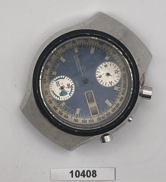USED RARE VINTAGE CITIZEN CHRONOGRAPH 67-9038 DIAL SS CASE BEZEL COVER BVT010408