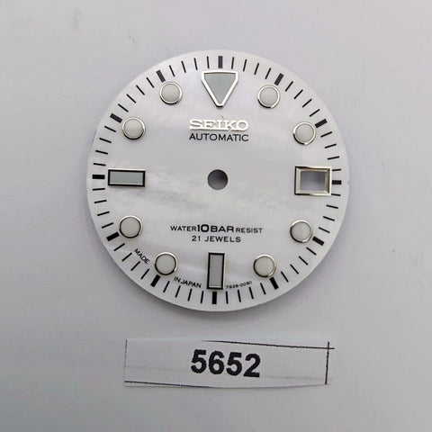 SEIKO MOTHER OF PEARL DIAL 7S26 0050 SKX023 10 BAR DIVERS WATCH DATE ONLY 5652