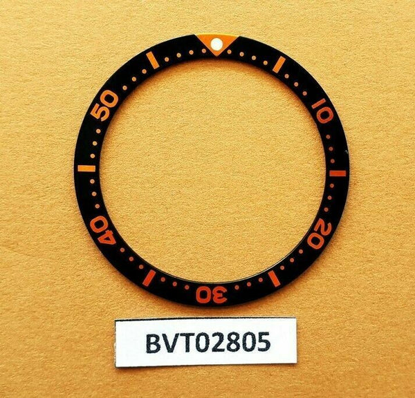 NEW SEIKO BLACK COPPER INSERT 6105, 6309, 7002, 7S26 0020 DIVE WATCH BVT02805