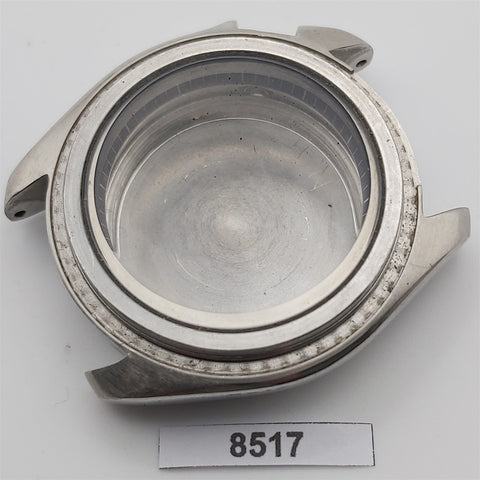 USED POLISHED SEIKO 4205 0155 MIDSIZED WATCH DIVER CASE GLASS BACK COVER BVT8517