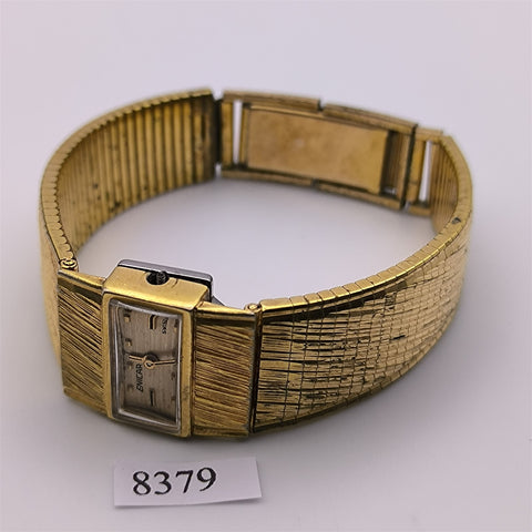 PROJECT TO FIX ENICAR TEXTURED CASE MANUAL WIND GOLD LADIES EU SHIP WATCH 8379