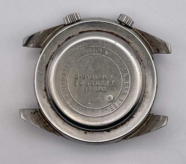 PROJECT TO FIX CITIZEN ALARM PARAWATER 60-7092 MANUAL WIND THICK LUGS DATE WATCH