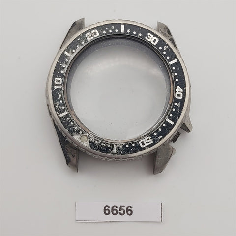 USED POLISHED SEIKO 4205 0155 MIDSIZED WATCH DIVER CASE AND BEZEL KIT BVT06656