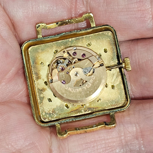 PROJECT TO FIX OMEGA de VILLE AUTOMATIC DRESS GOLD LADIES WATCH EU SHIP 6559