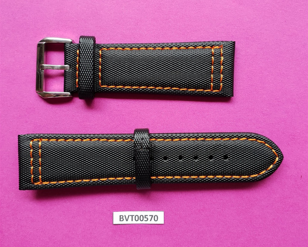 NEW CANVASS STRAP BAND SIZE 24 MM FOR PANERAI & OTHER WATCHES BVT00570