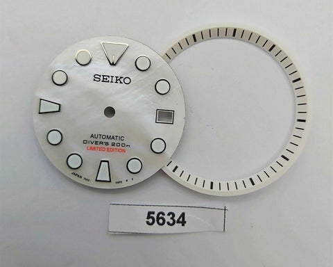 NEW AF SEIKO 7002 7000 PEARL DIAL SUMO DIAL MINUTE TRACK SET WATCH BVT05634