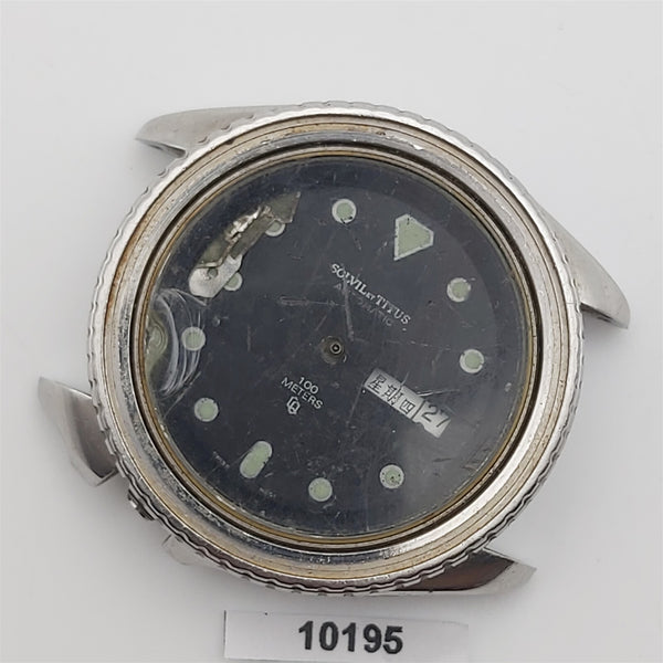 PROJECT TO FIX SOLVIL TITUS SS MENS AUTO DAY DATE DIVE WATCH EUROPE SHIP 10195
