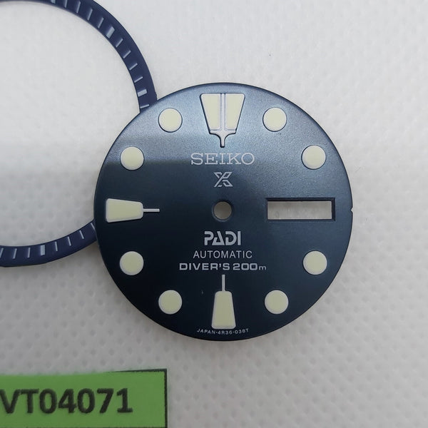 SEIKO PADI BLUE SUNBURST DIAL MINUTE TRACK 7S26 0020 SKX007 SUPERLUME BVT04071