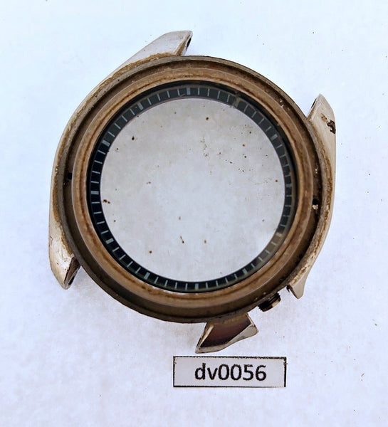 USED SEIKO 7002 7020 MIDCASE, MINUTE TRACK ,GLASS KIT MENS WATCH DV0056