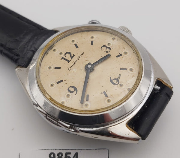 PROJECT TO FIX VINTAGE CITIZEN 63-0233 BOYSIZE BLIND PERSON WATCH EU SHIP 9854