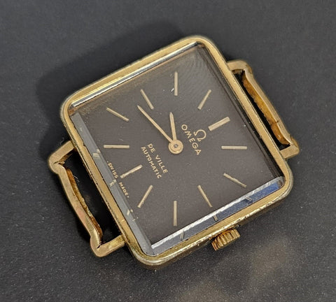 PROJECT TO FIX OMEGA de VILLE AUTOMATIC DRESS GOLD LADIES WATCH EU SHIP 6559