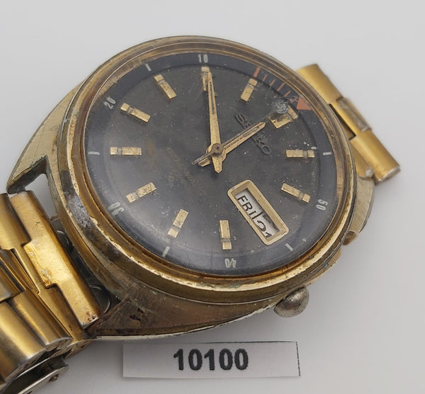 PROJECT FIX SEIKO BELLMATIC 4006 6011 AUTO DAY DATE GOLD MENS WATCH EU SHP 10100