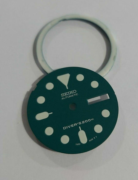 NEW SEIKO GREEN HULK DIAL HANDS MINUTE TRACK SET 7S26 0030 SKX013 WATCH BVT2491