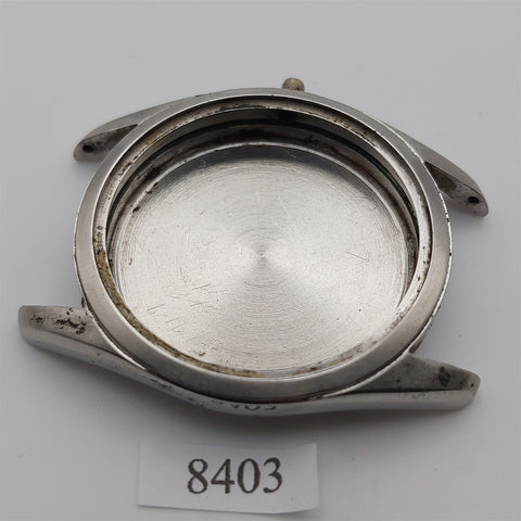 POLISHED VINTAGE SOLVIL TITUS SS MENS ROUND MANUAL WIND COVER CASE KIT BVT08403