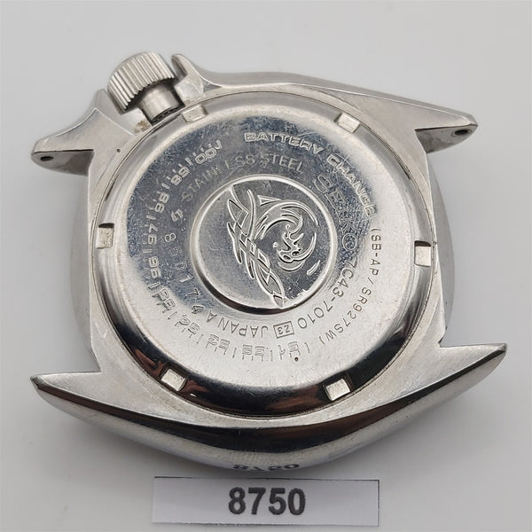 PROJECT TO FIX SEIKO SCUBA 7C43 7010 QUARTZ DATE SS MENS DIVE 850174 WATCH B8750