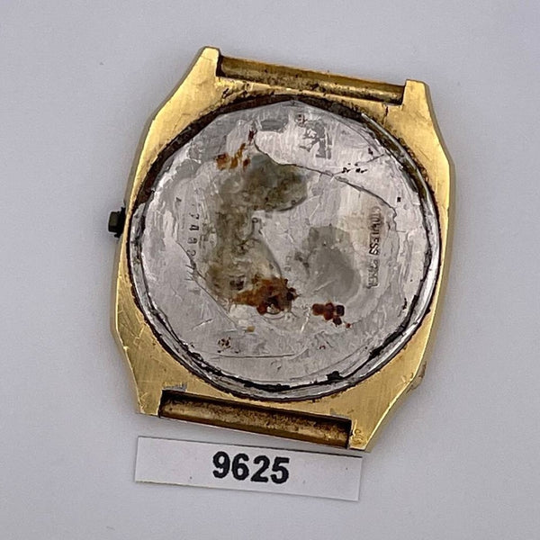 LONGINES GOLD PLATE CUSHION MIDSIZE CASE AND COVER KIT WATCH EU SHIP 9625