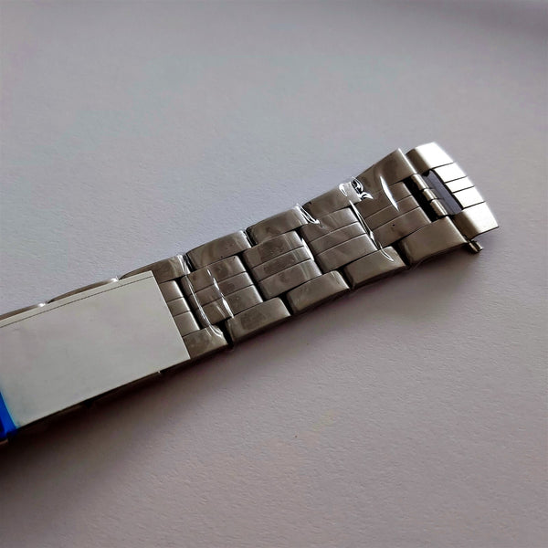 NEW SEIKO STAINLESS BAND SEIKO 6139 6002 POGUE CHRONOGRAPH 19MM FOLDED BVT03032