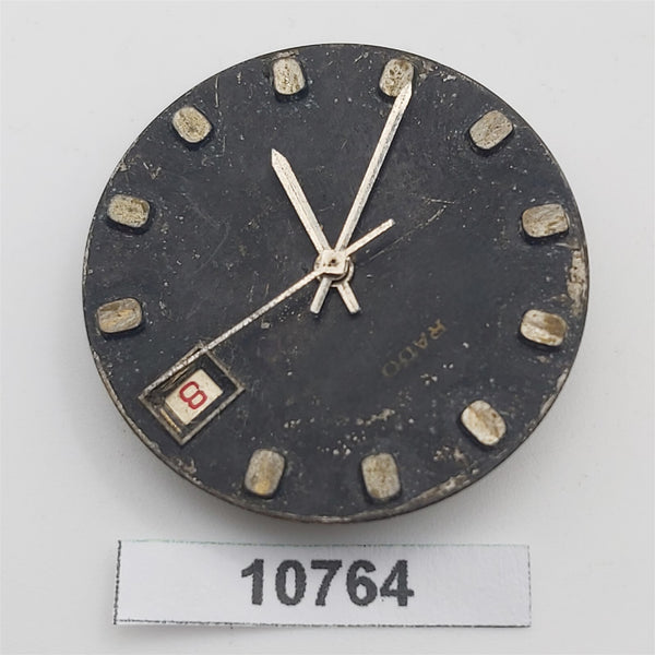 USED RADO PURPLE HORSE MANUAL WIND MOVEMENT DIAL HANDS WATCH KIT BVT010764