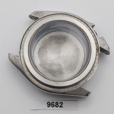 USED POLISHED SEIKO 4205 015T MIDSIZED WATCH DIVER CASE GLASS BACK COVER BVT9682