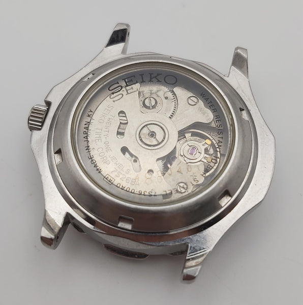 PROJECT TO FIX SEIKO SPORTS 7S36 00A0 ROUND AUTO DAY DATE MENS WATCH 10510