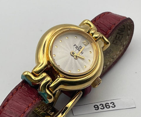 PROJECT TO FIX FENDI LADIES GOLD DIAL GOLD PLATE WATCH EU SHIP WATCH 9363