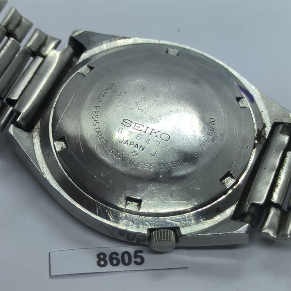 PROJECT TO FIX SEIKO 5 6309 8070 MENS SS AUTO DAY DATE WATCH 8605
