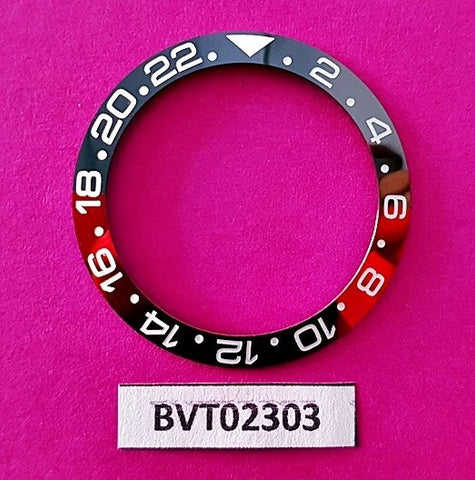 SEIKO COKE BLACK RED CERAMIC BEZEL SLANT INSERT 7S26 0050 SKX023 WATCH BVT02303