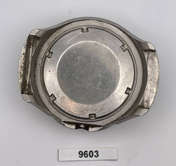 USED SEIKO 6139 DARTH VADER HELMET KIT CASE CHRONOGRAPH SS WATCH BVT09603