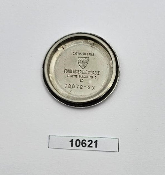 USED VINTAGE 70s TISSOT LADIES STAINLESS STEEL WATCH COVER BVT10621