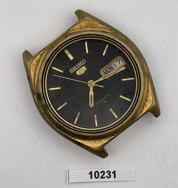 PROJECT TO FIX SEIKO 5 SPORTS 7009 3200 MENS GOLD AUTO DAY DATE WATCH 10231
