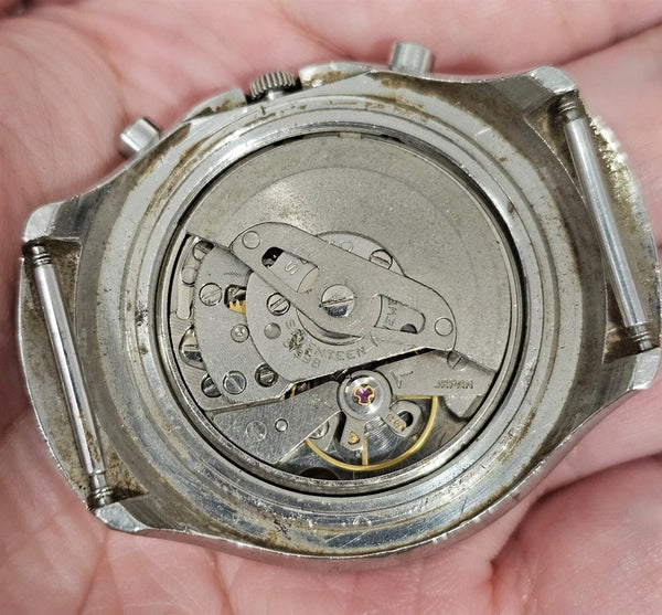 PROJECT TO FIX SEIKO 6139 7100 HELMET VADER MENS AUTO DAY DATE SS WATCH BVT9398