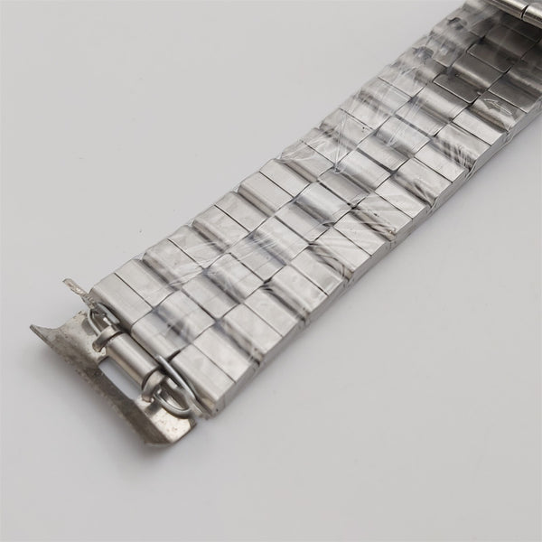 NEW SEIKO PANDA 6138-8020 FOLDED STAINLESS STEEL BAND BRACELET CHRONOGRAPH WATCH